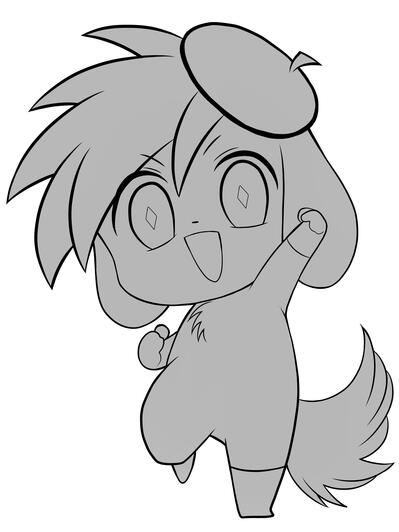 Furry perrito